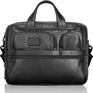Tumi Expandable Laptop Leather Briefcase - Alpha 2